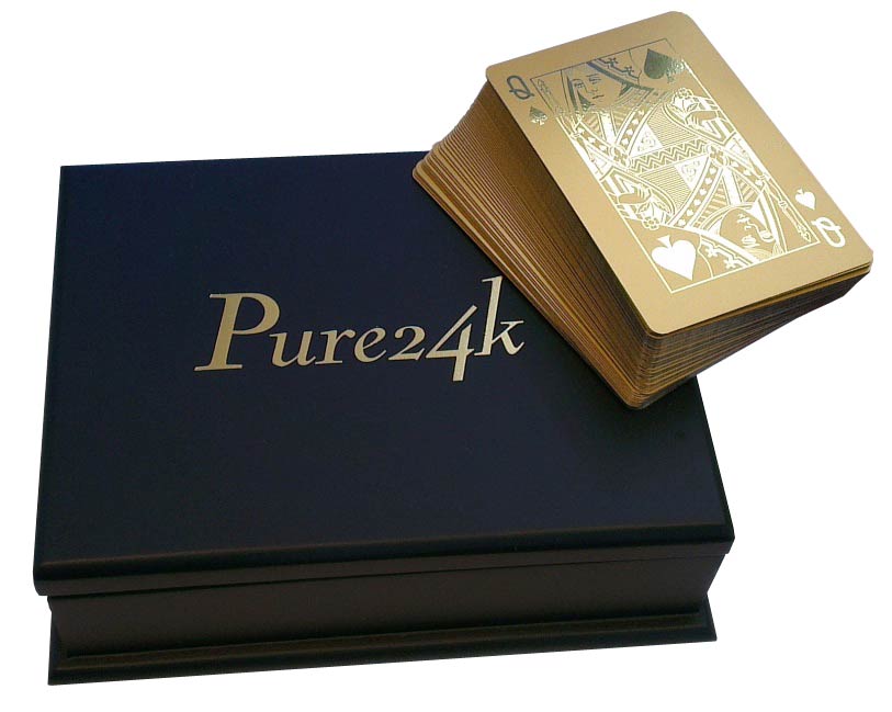 24 karat gold dipped poker cards 24 karat gold dipped
