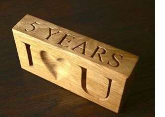 5th Wedding Anniversary Card to A Special Couple On Your Wood Anniversary Special Anniversary Years Design 5 Years 